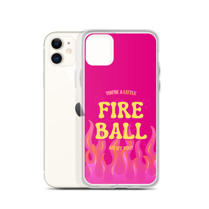 Fiesty Fireball Wizard (Fuchsia) iPhone® Case