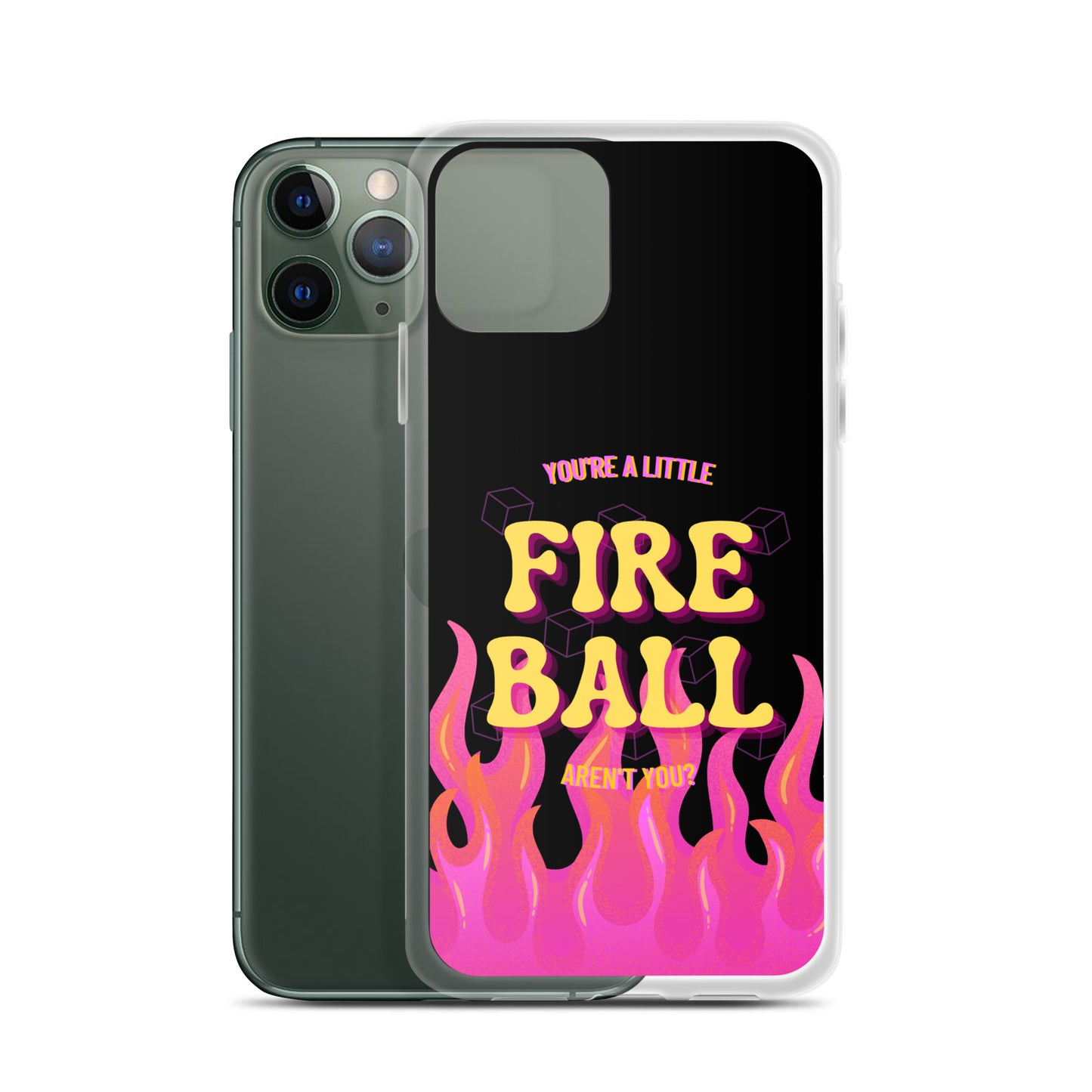 Fiesty Fireball Wizard (Ink) iPhone® Case