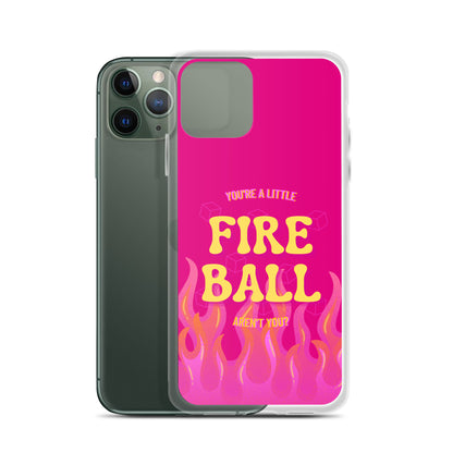 Fiesty Fireball Wizard (Fuchsia) iPhone® Case