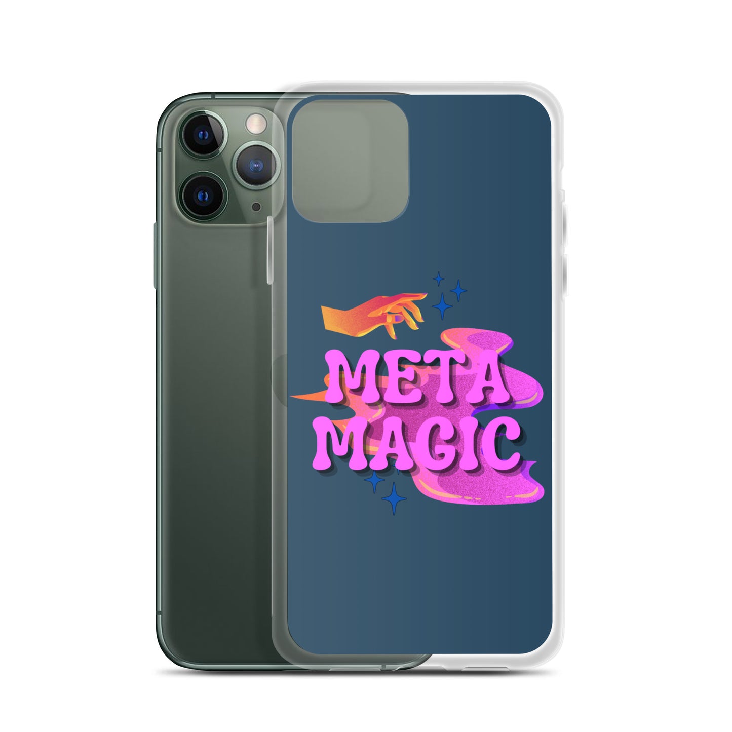 Mad Meta Magic Sorcerer (Navy) iPhone® Case