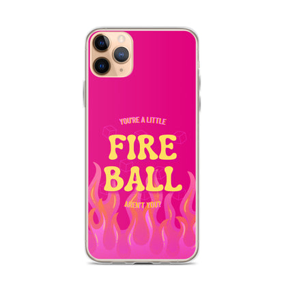 Fiesty Fireball Wizard (Fuchsia) iPhone® Case