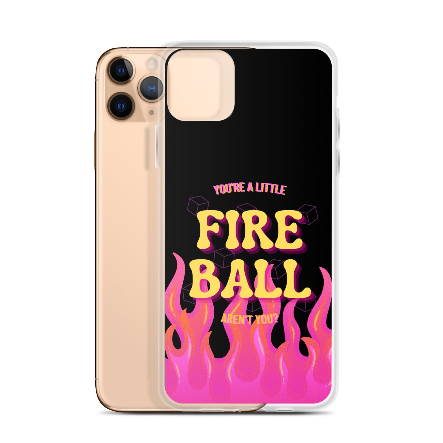 Fiesty Fireball Wizard (Ink) iPhone® Case