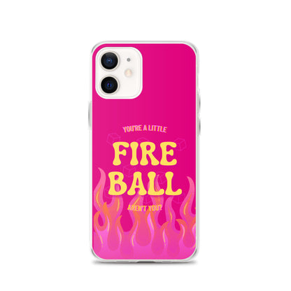 Fiesty Fireball Wizard (Fuchsia) iPhone® Case