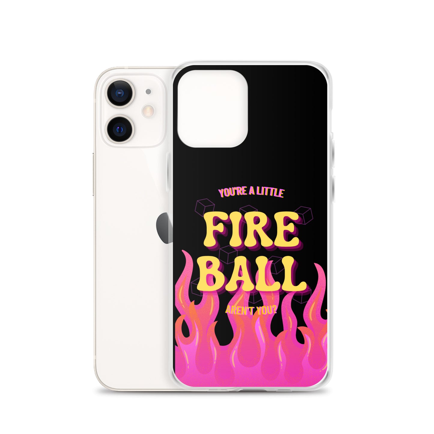 Fiesty Fireball Wizard (Ink) iPhone® Case