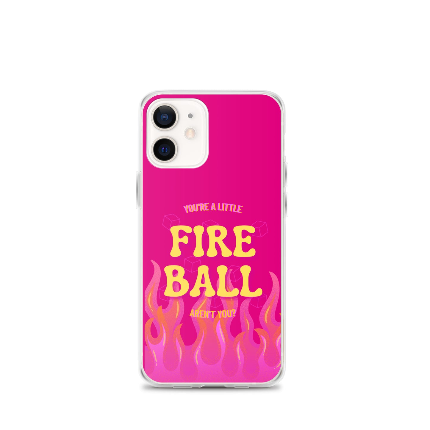 Fiesty Fireball Wizard (Fuchsia) iPhone® Case