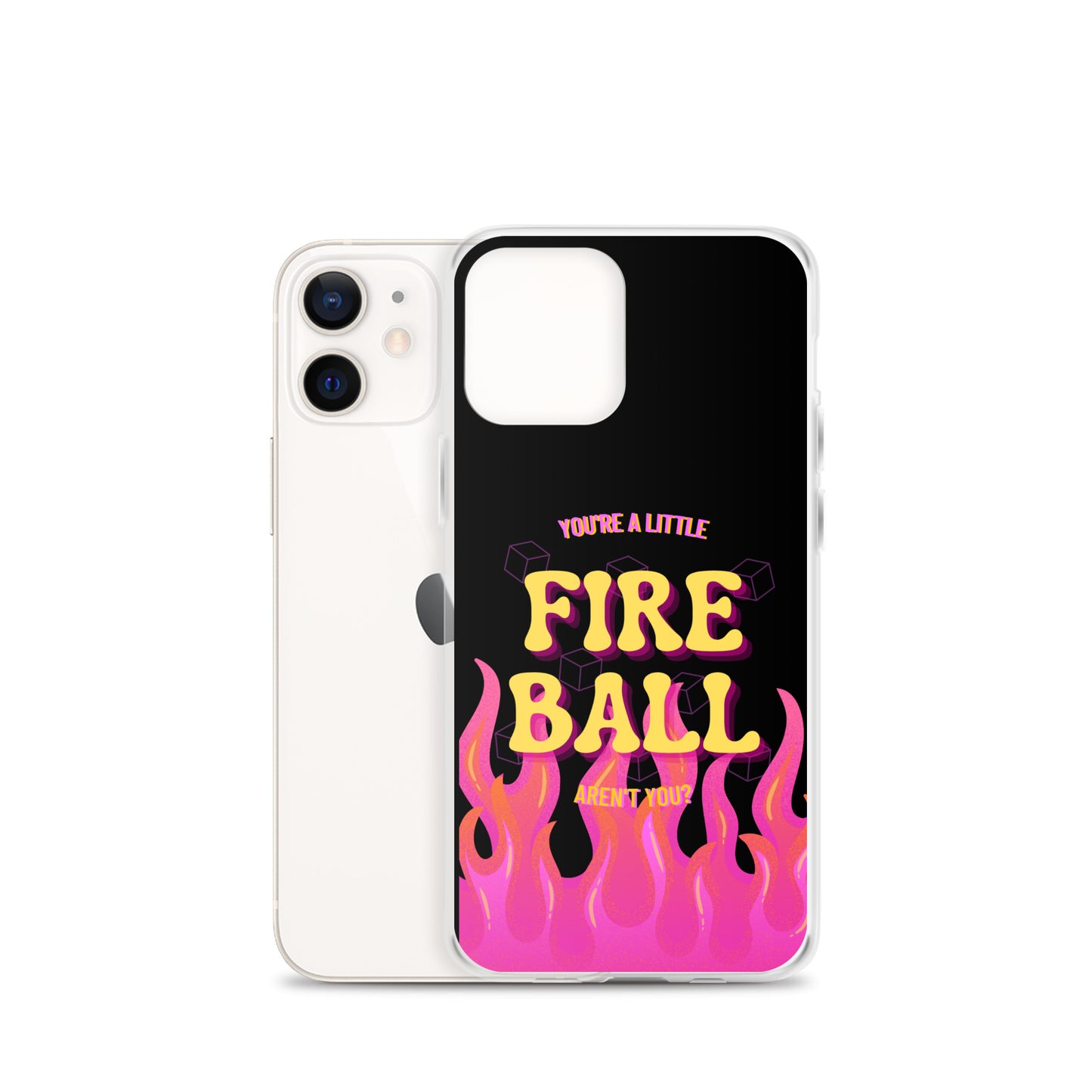 Fiesty Fireball Wizard (Ink) iPhone® Case