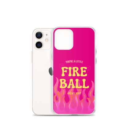 Fiesty Fireball Wizard (Fuchsia) iPhone® Case