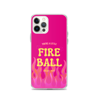 Fiesty Fireball Wizard (Fuchsia) iPhone® Case