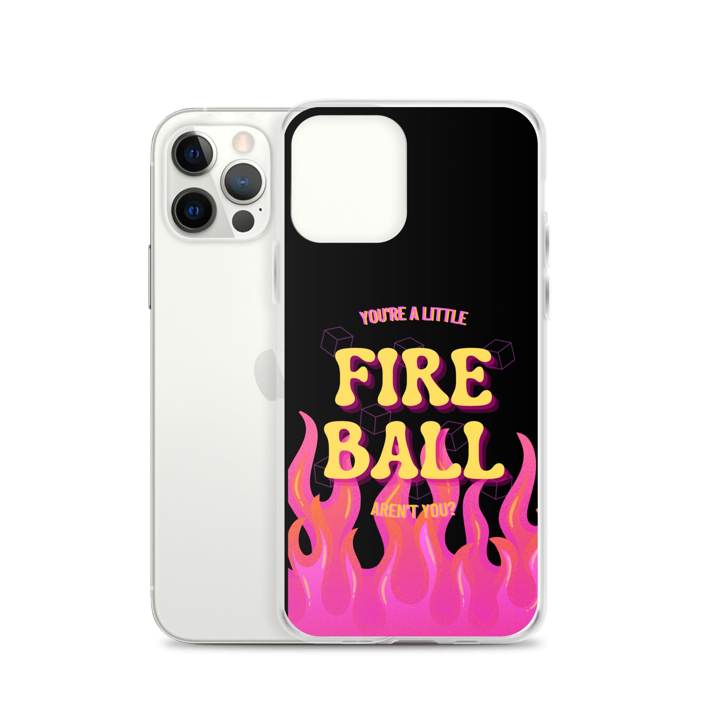 Fiesty Fireball Wizard (Ink) iPhone® Case