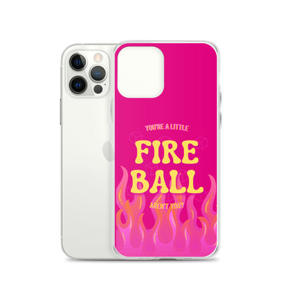 Fiesty Fireball Wizard (Fuchsia) iPhone® Case