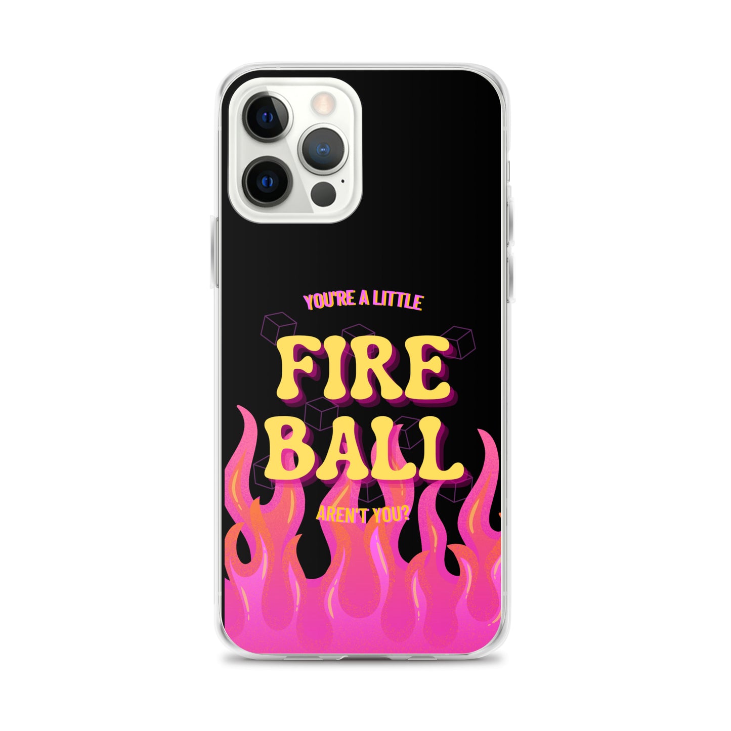 Fiesty Fireball Wizard (Ink) iPhone® Case