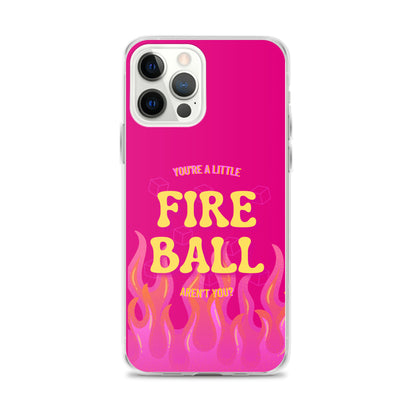 Fiesty Fireball Wizard (Fuchsia) iPhone® Case