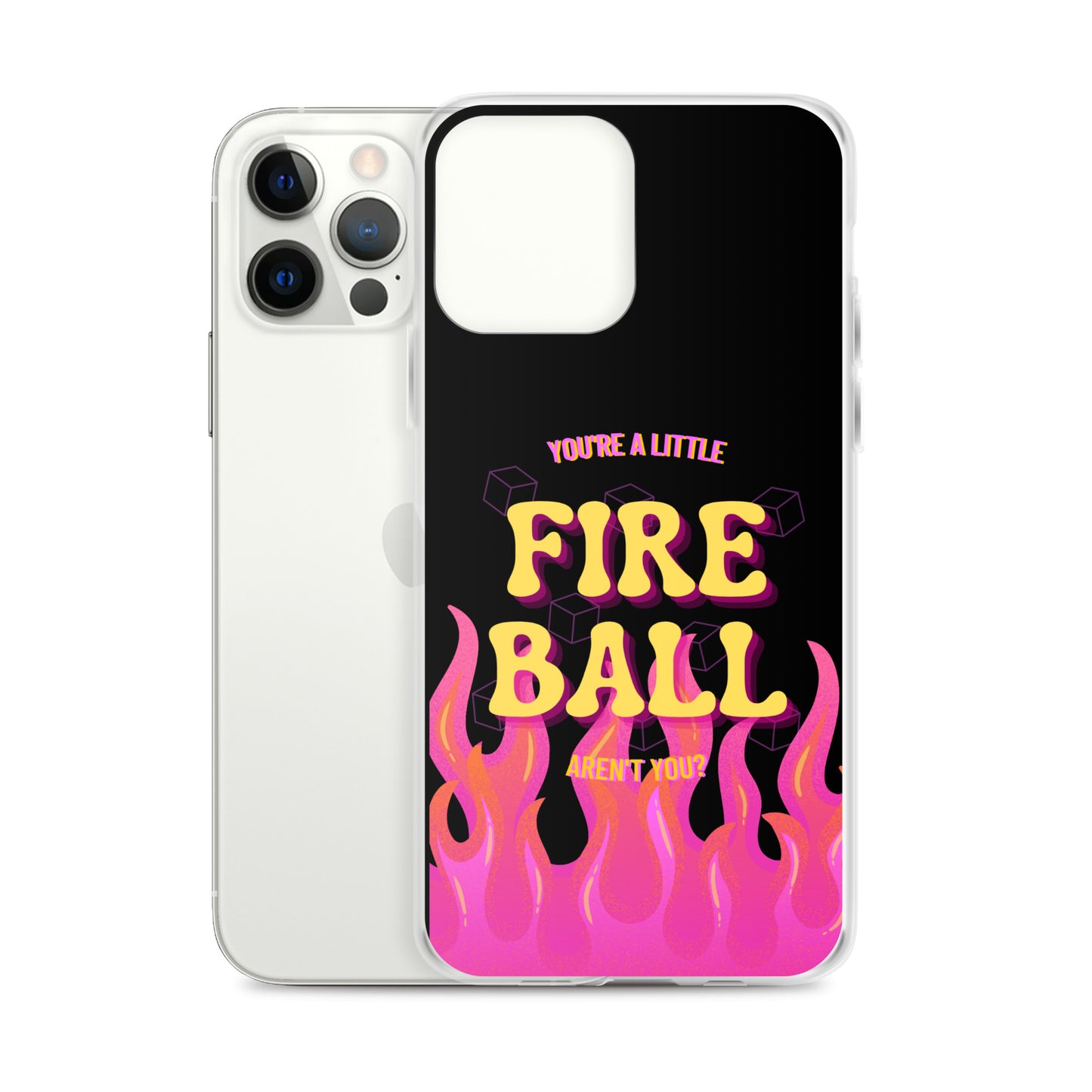 Fiesty Fireball Wizard (Ink) iPhone® Case