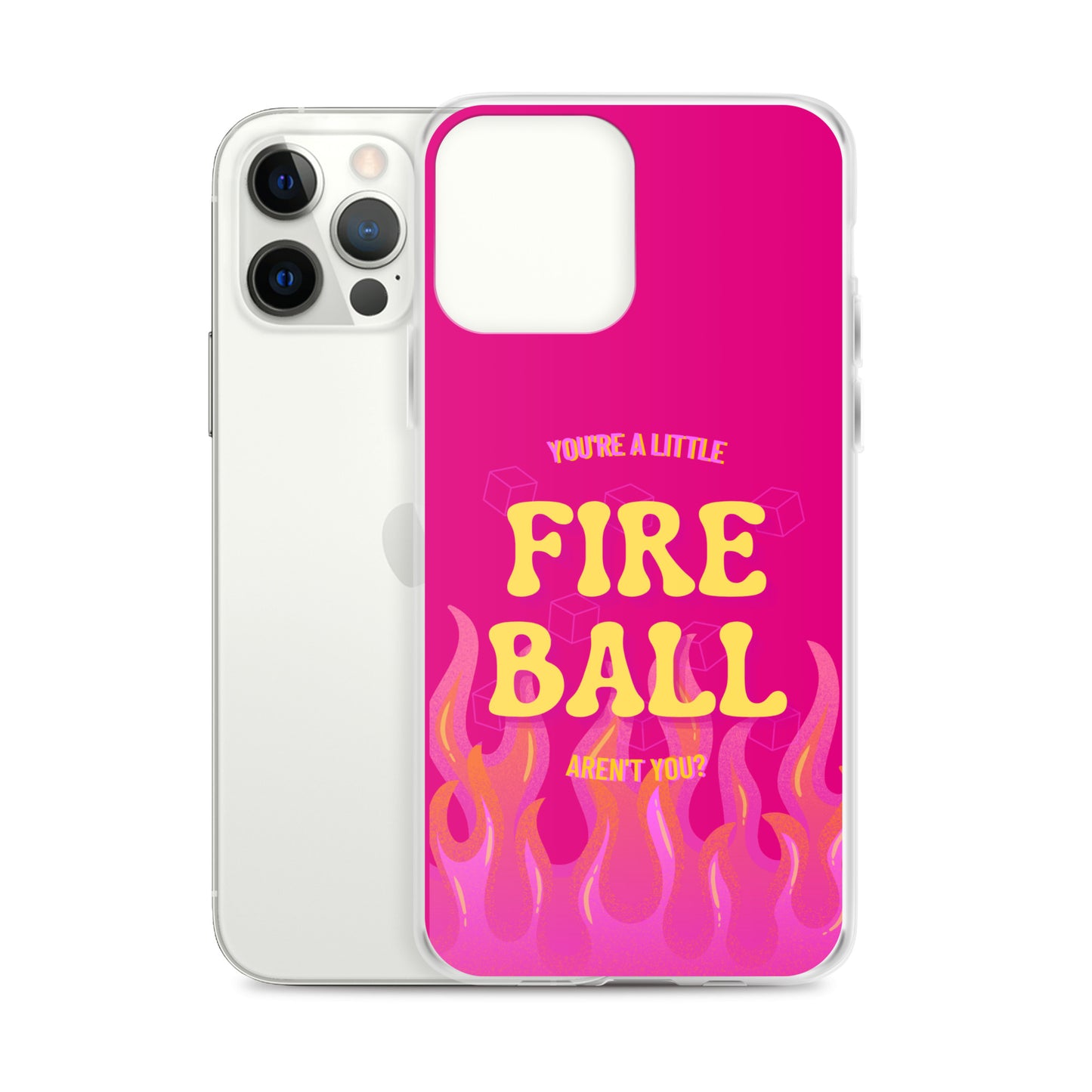 Fiesty Fireball Wizard (Fuchsia) iPhone® Case