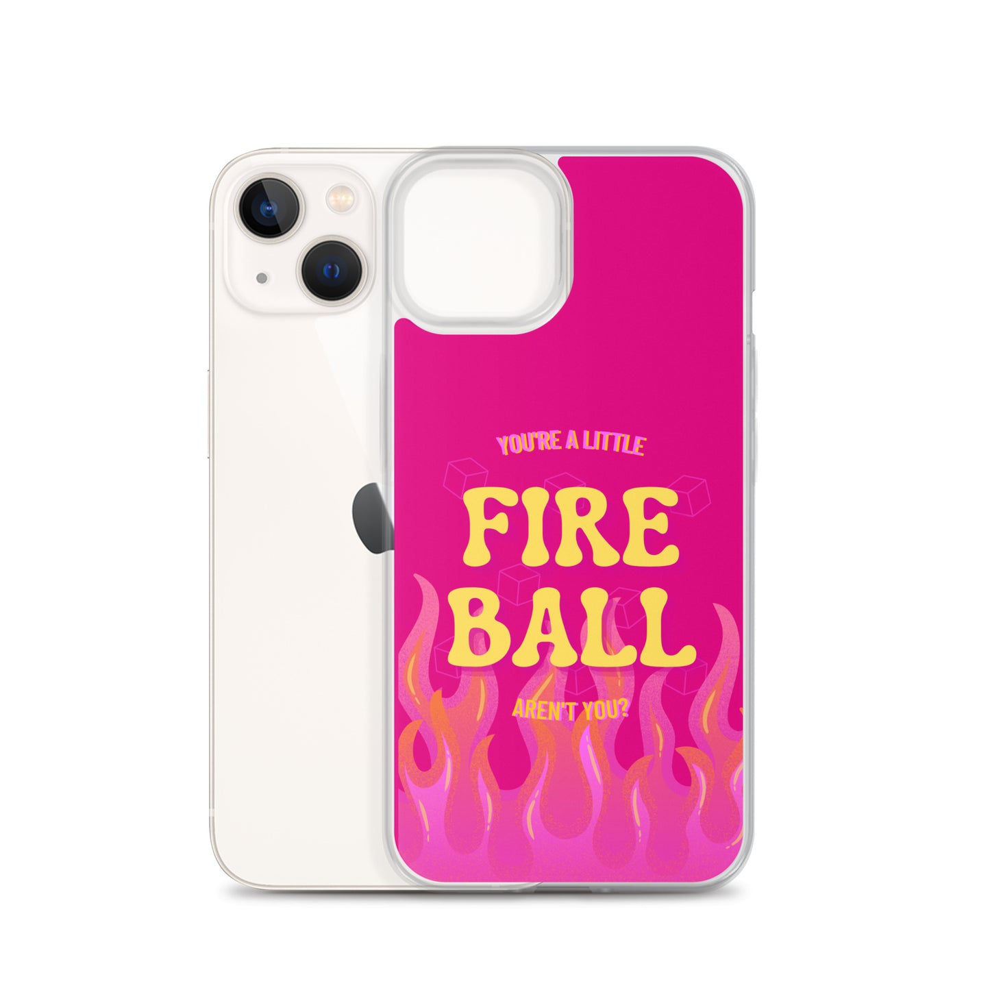 Fiesty Fireball Wizard (Fuchsia) iPhone® Case