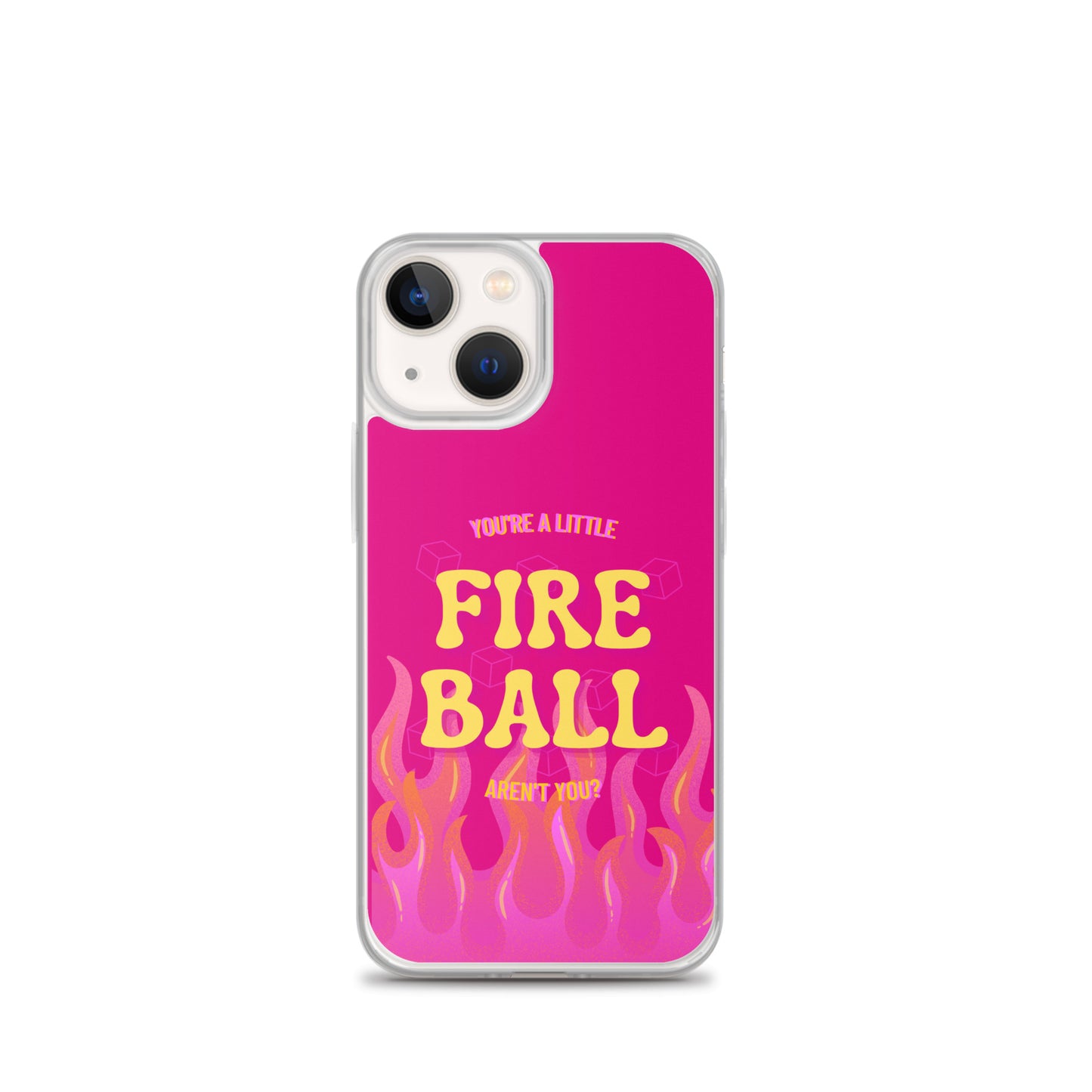 Fiesty Fireball Wizard (Fuchsia) iPhone® Case