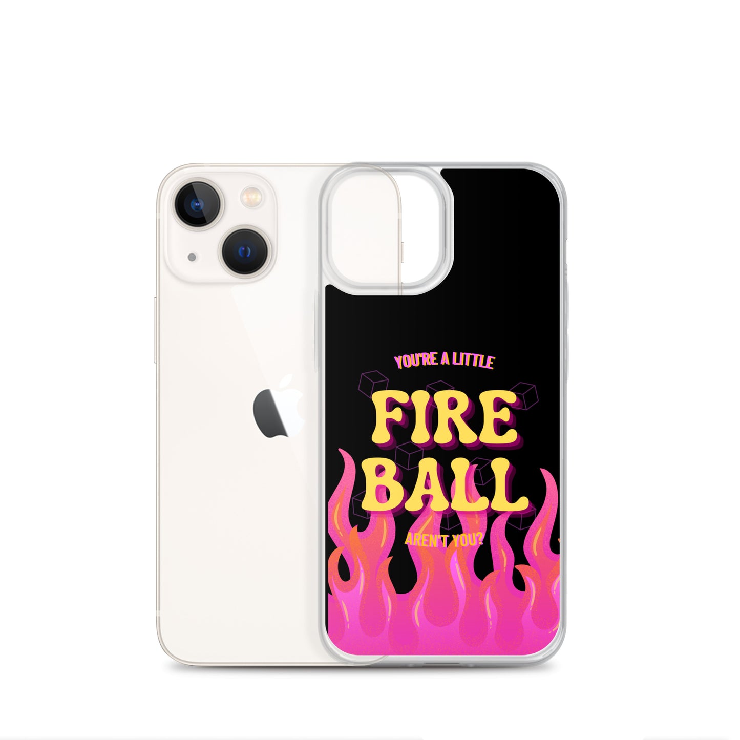 Fiesty Fireball Wizard (Ink) iPhone® Case