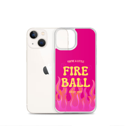 Fiesty Fireball Wizard (Fuchsia) iPhone® Case