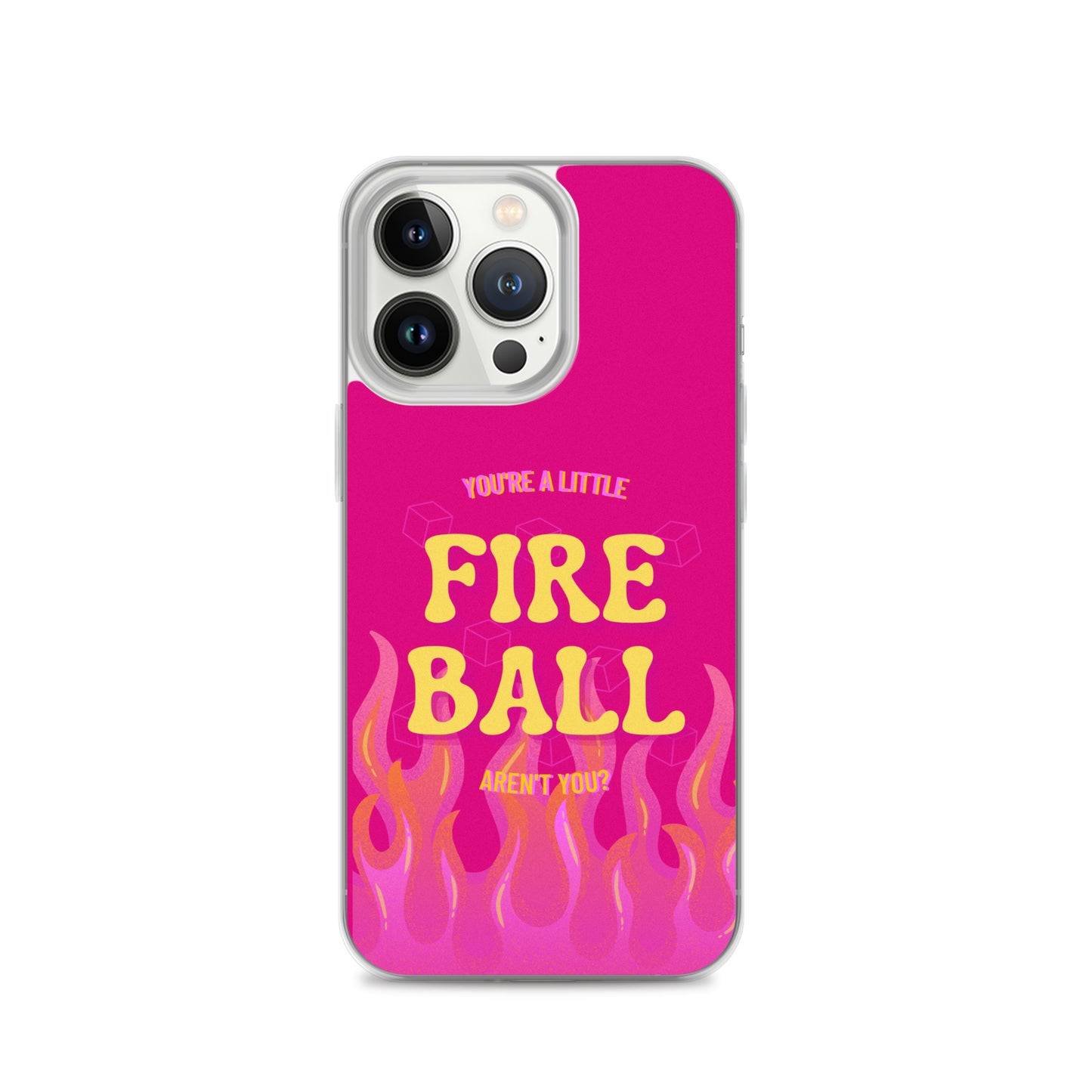 Fiesty Fireball Wizard (Fuchsia) iPhone® Case