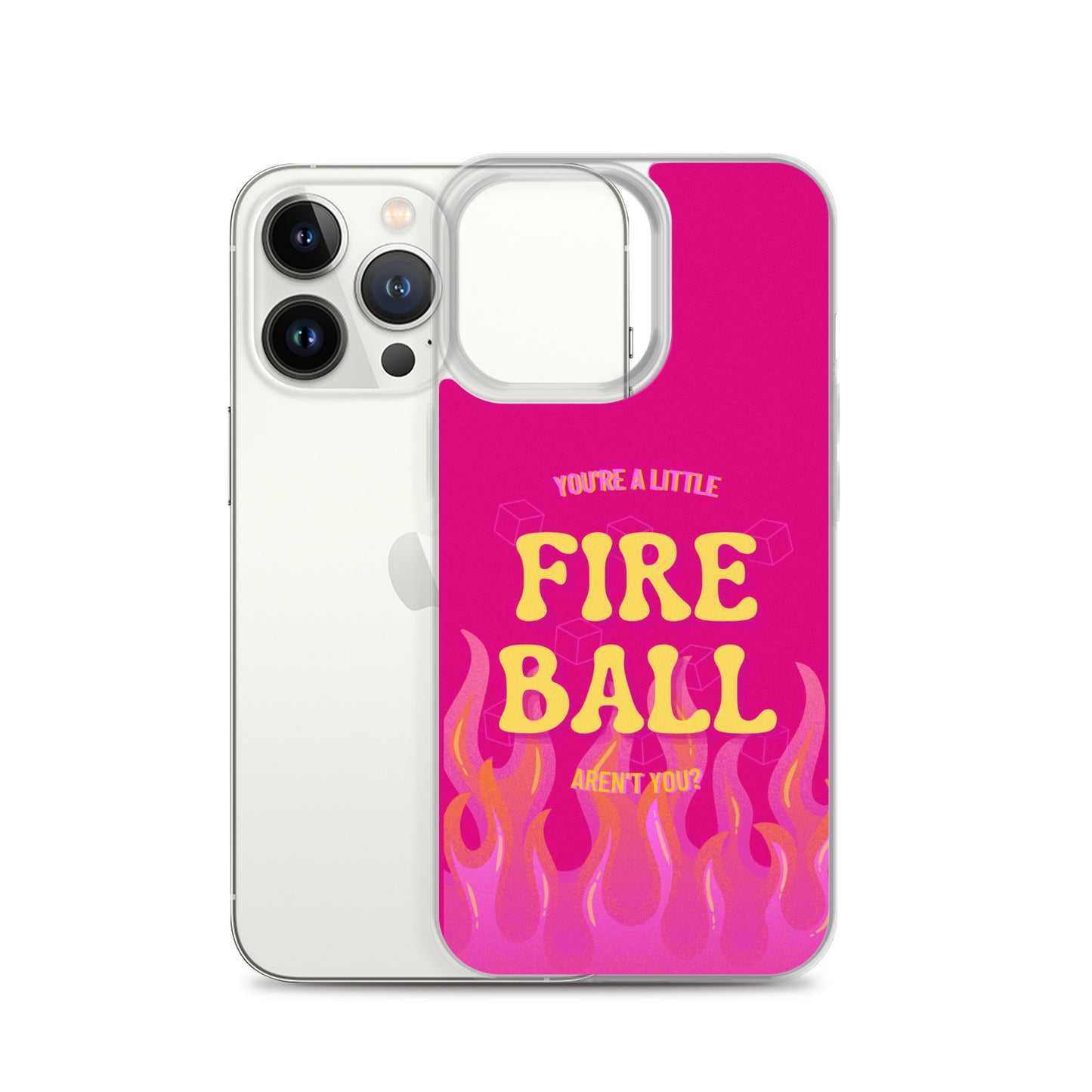 Fiesty Fireball Wizard (Fuchsia) iPhone® Case