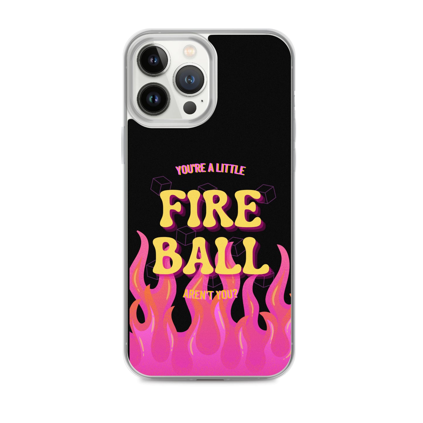 Fiesty Fireball Wizard (Ink) iPhone® Case