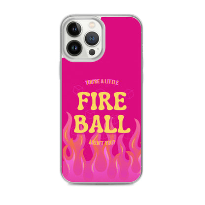 Fiesty Fireball Wizard (Fuchsia) iPhone® Case