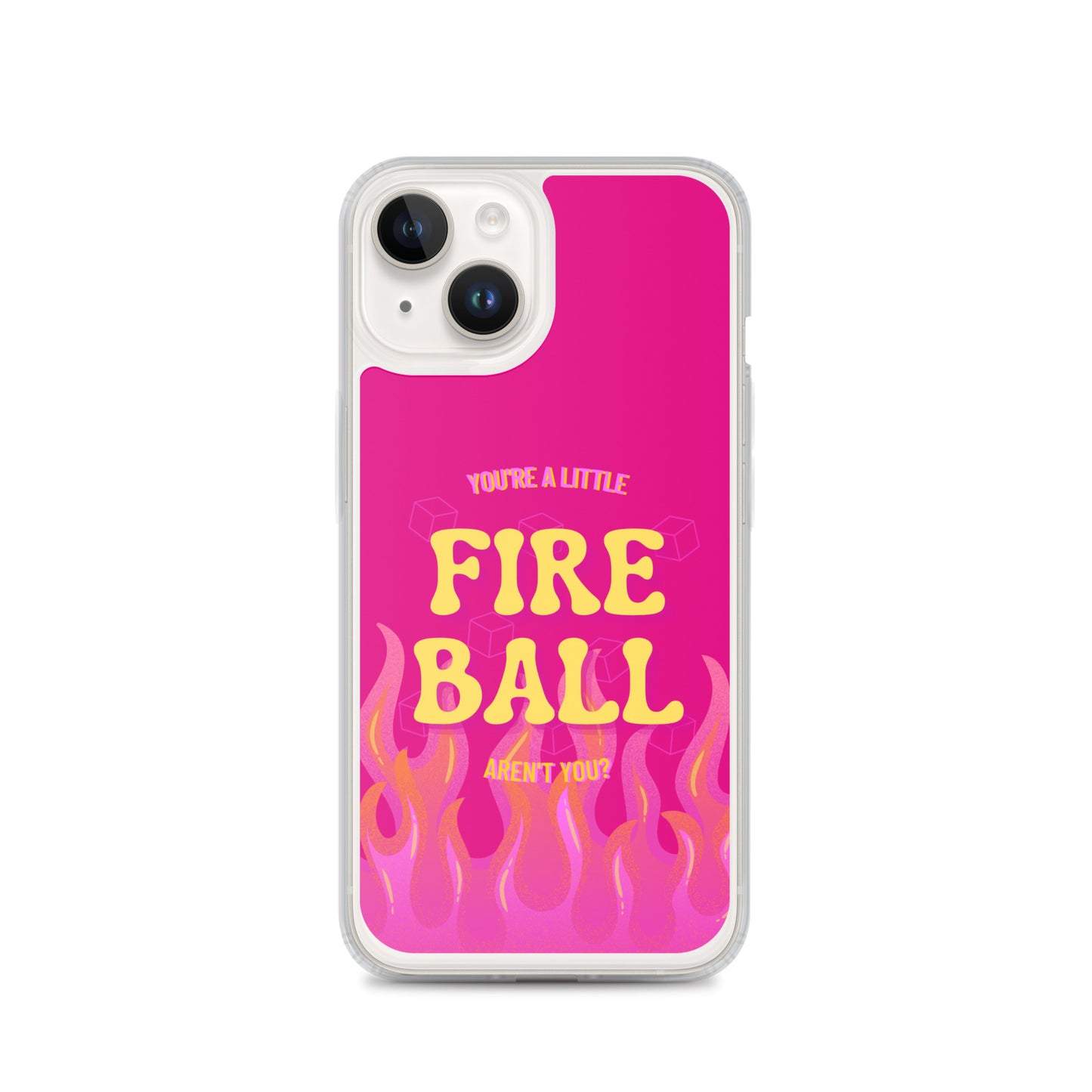 Fiesty Fireball Wizard (Fuchsia) iPhone® Case