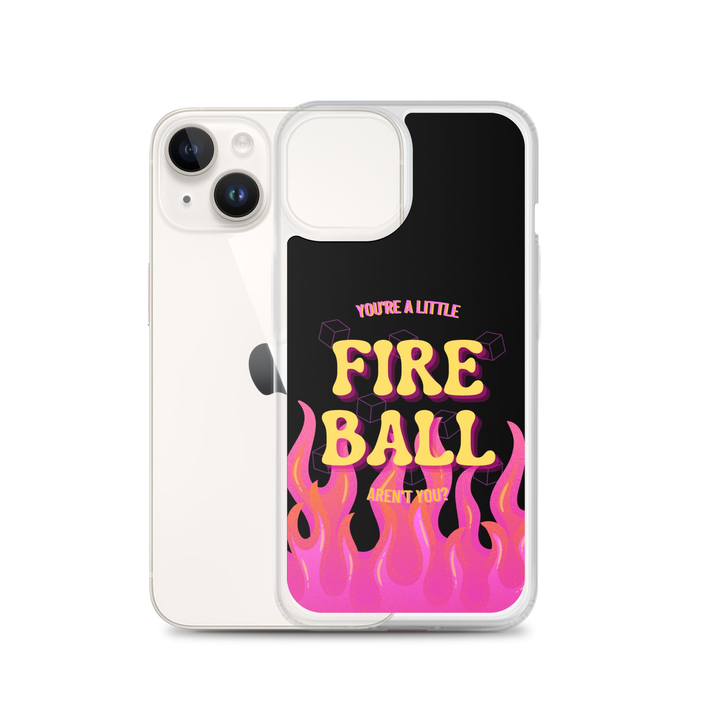 Fiesty Fireball Wizard (Ink) iPhone® Case