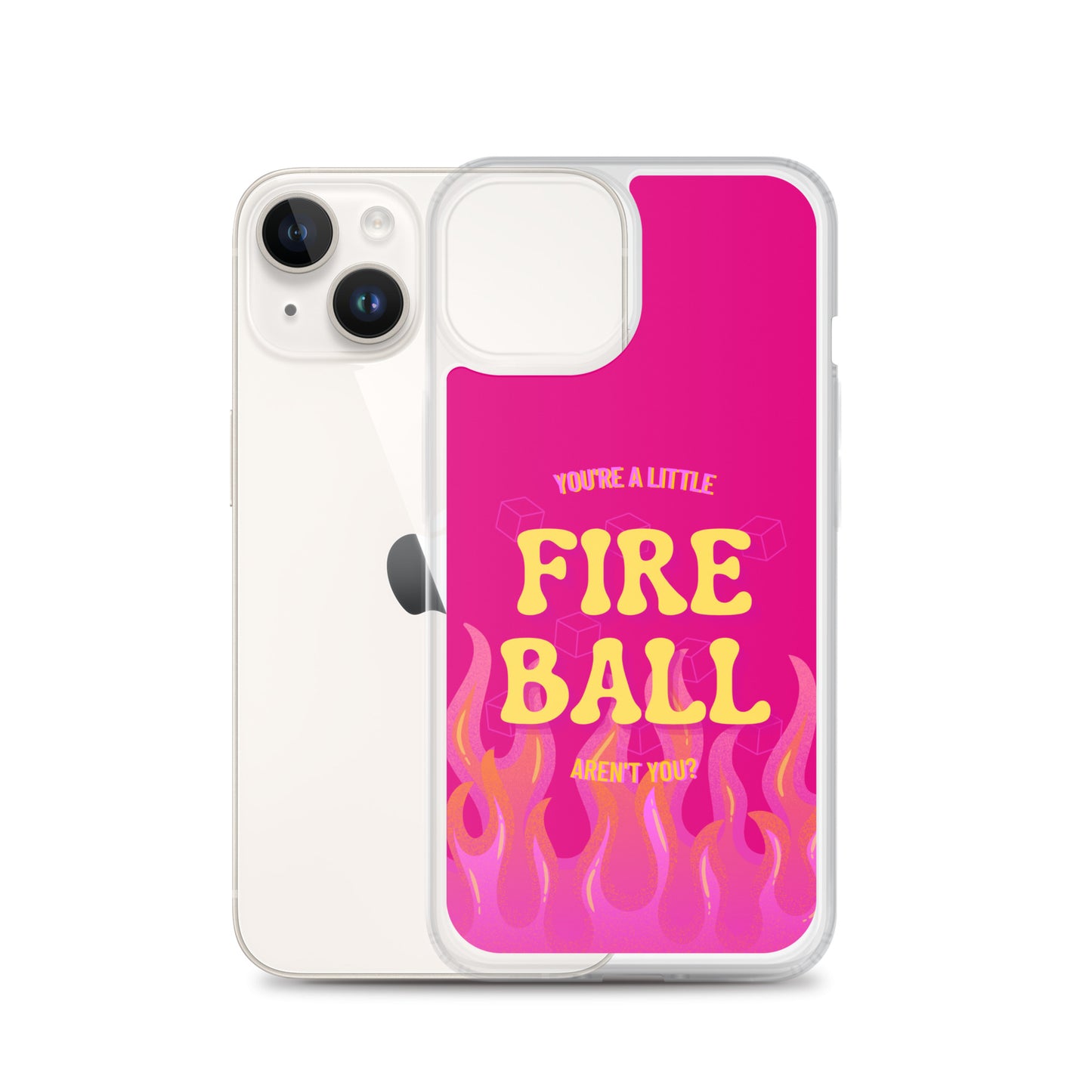 Fiesty Fireball Wizard (Fuchsia) iPhone® Case