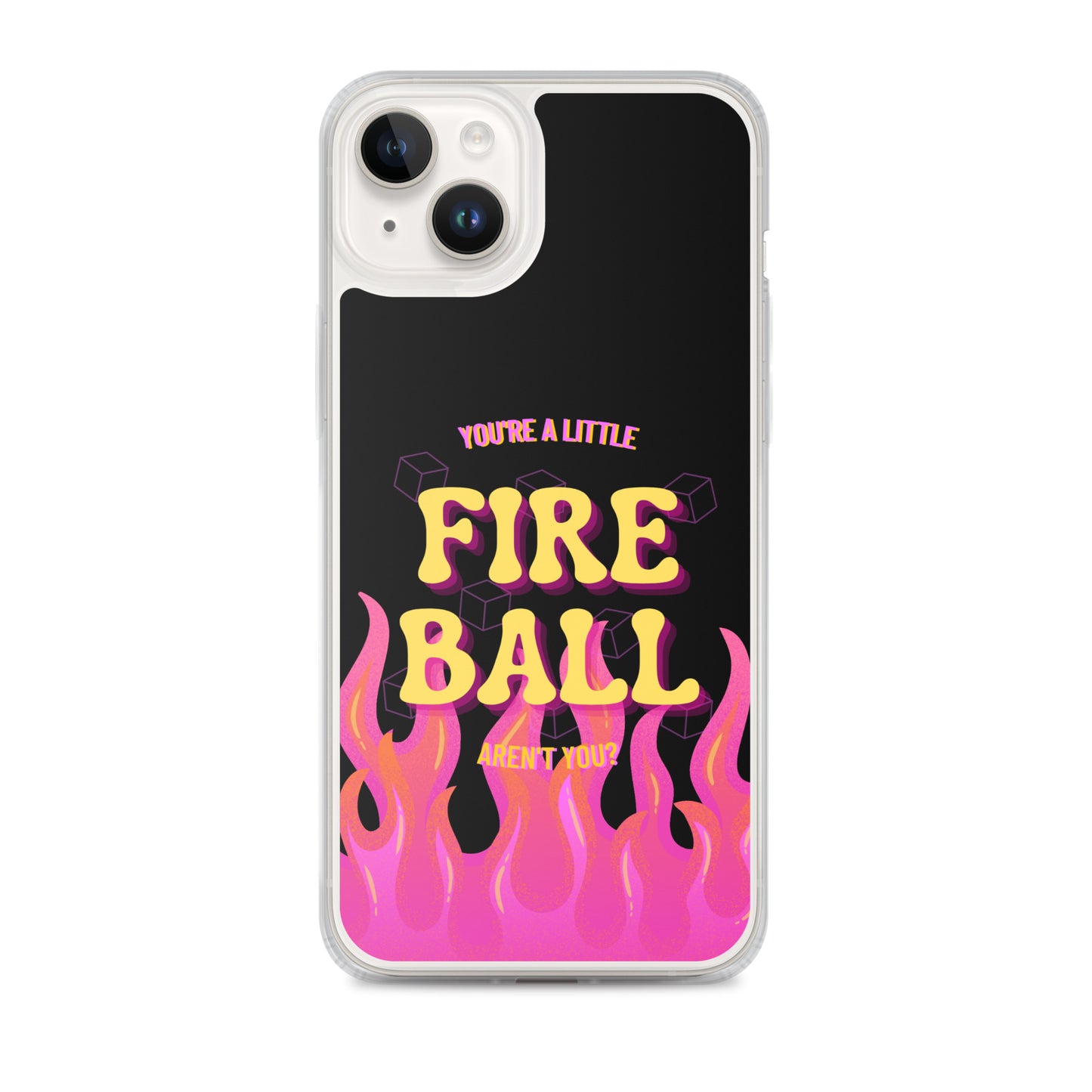 Fiesty Fireball Wizard (Ink) iPhone® Case