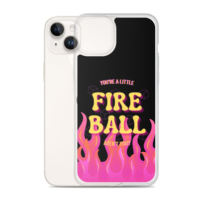 Fiesty Fireball Wizard (Ink) iPhone® Case