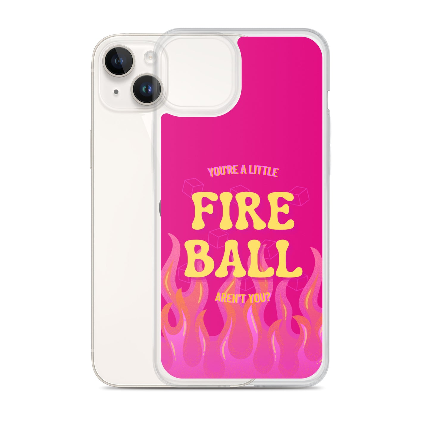 Fiesty Fireball Wizard (Fuchsia) iPhone® Case