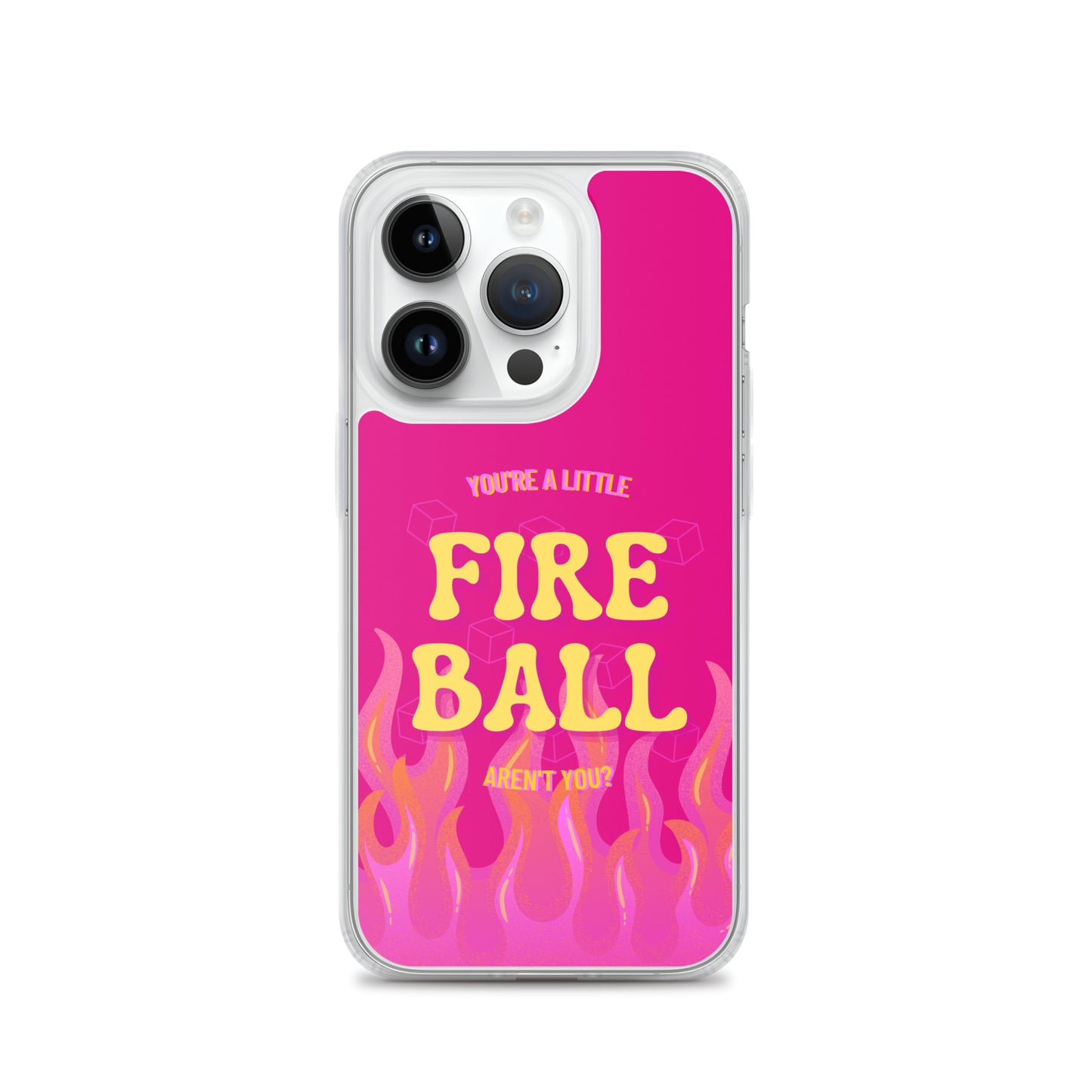 Fiesty Fireball Wizard (Fuchsia) iPhone® Case