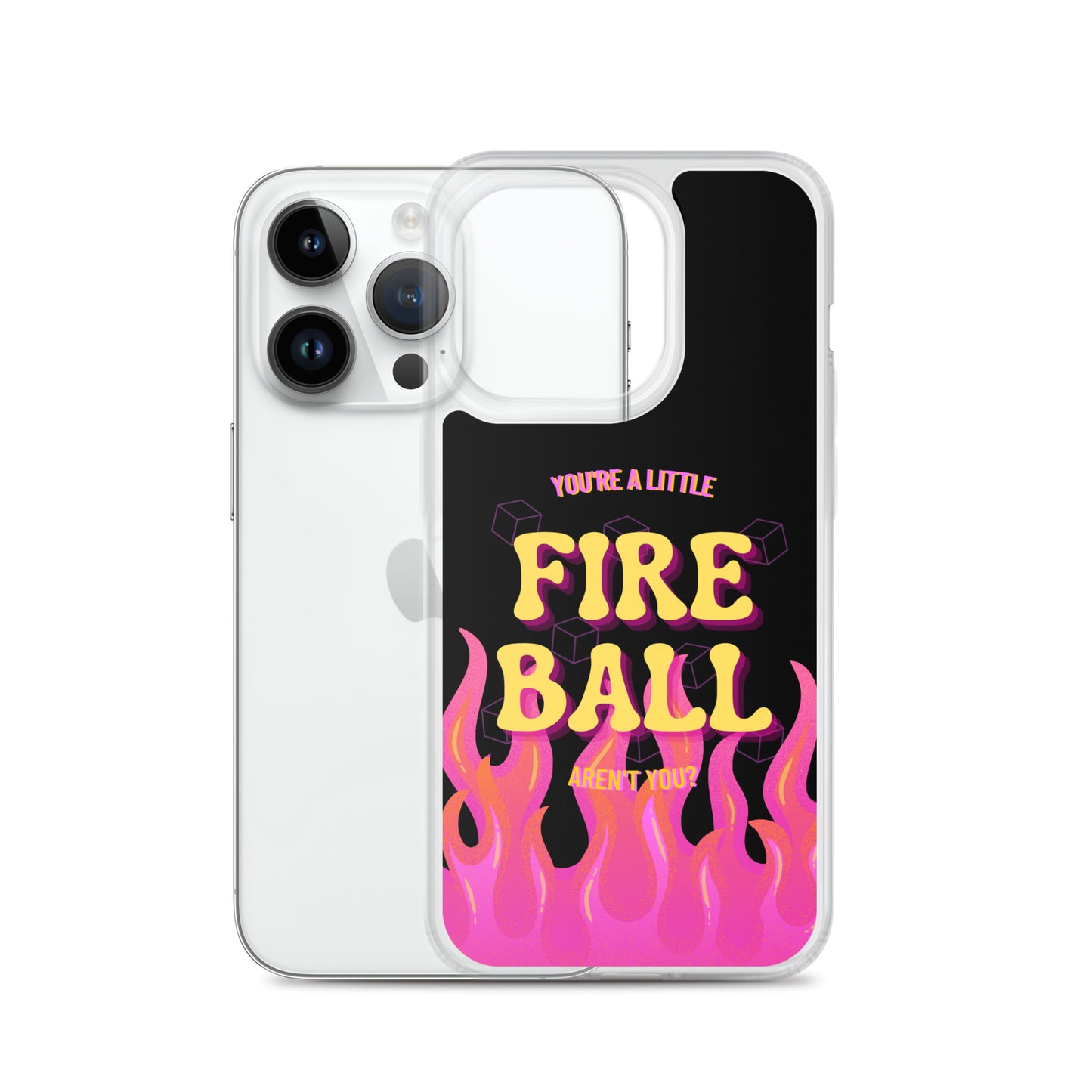 Fiesty Fireball Wizard (Ink) iPhone® Case