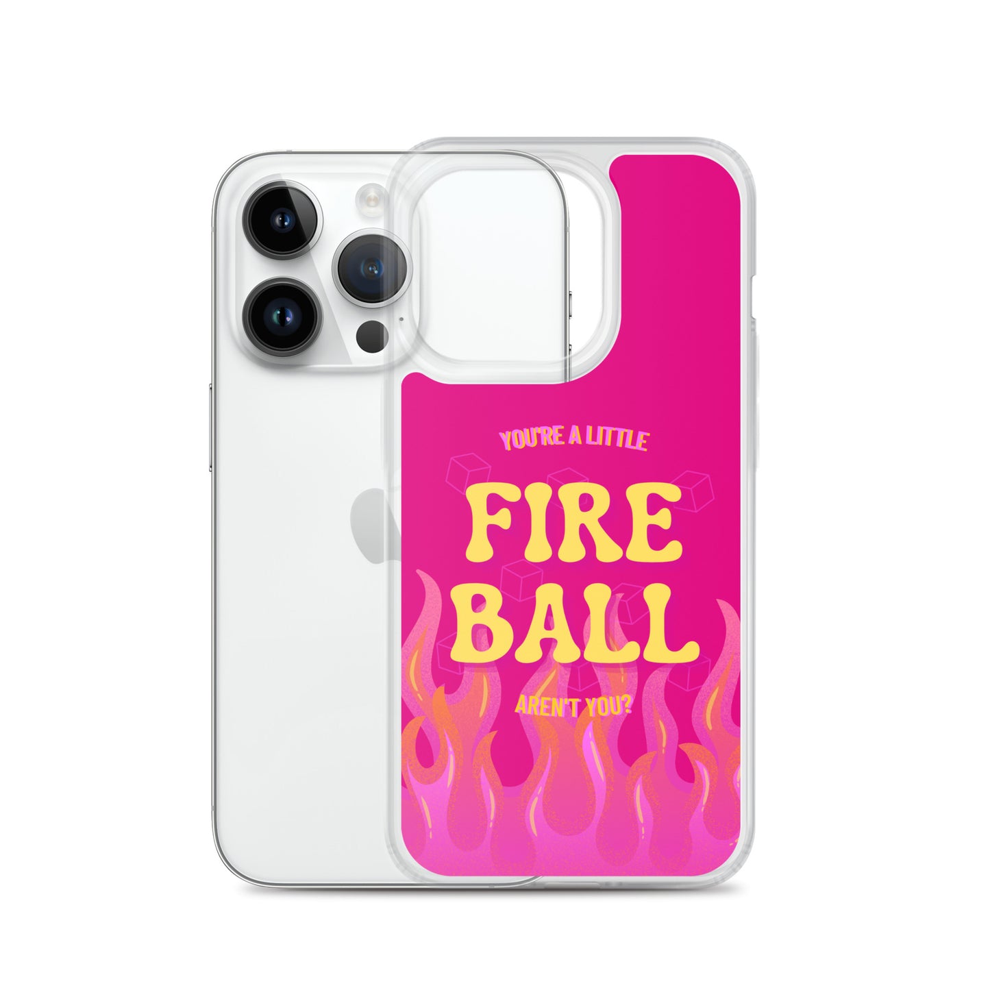 Fiesty Fireball Wizard (Fuchsia) iPhone® Case