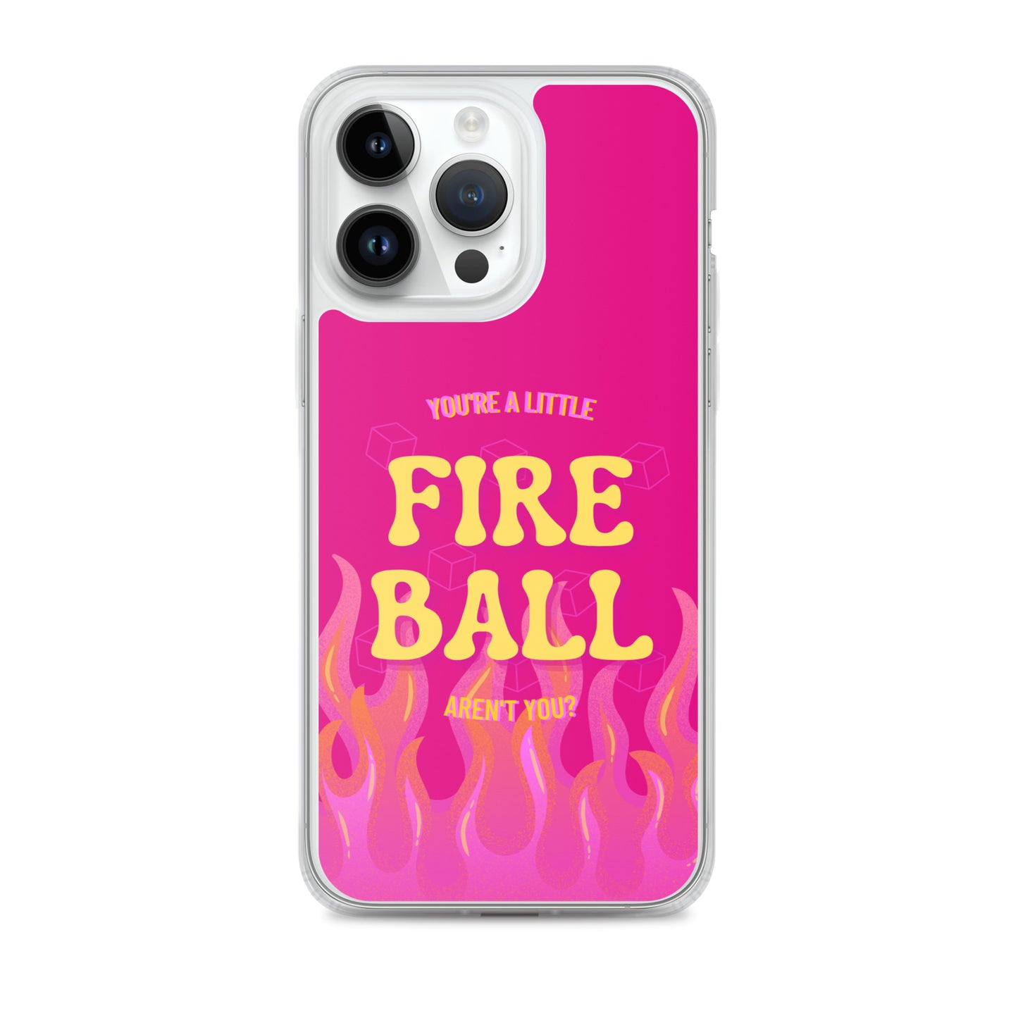 Fiesty Fireball Wizard (Fuchsia) iPhone® Case