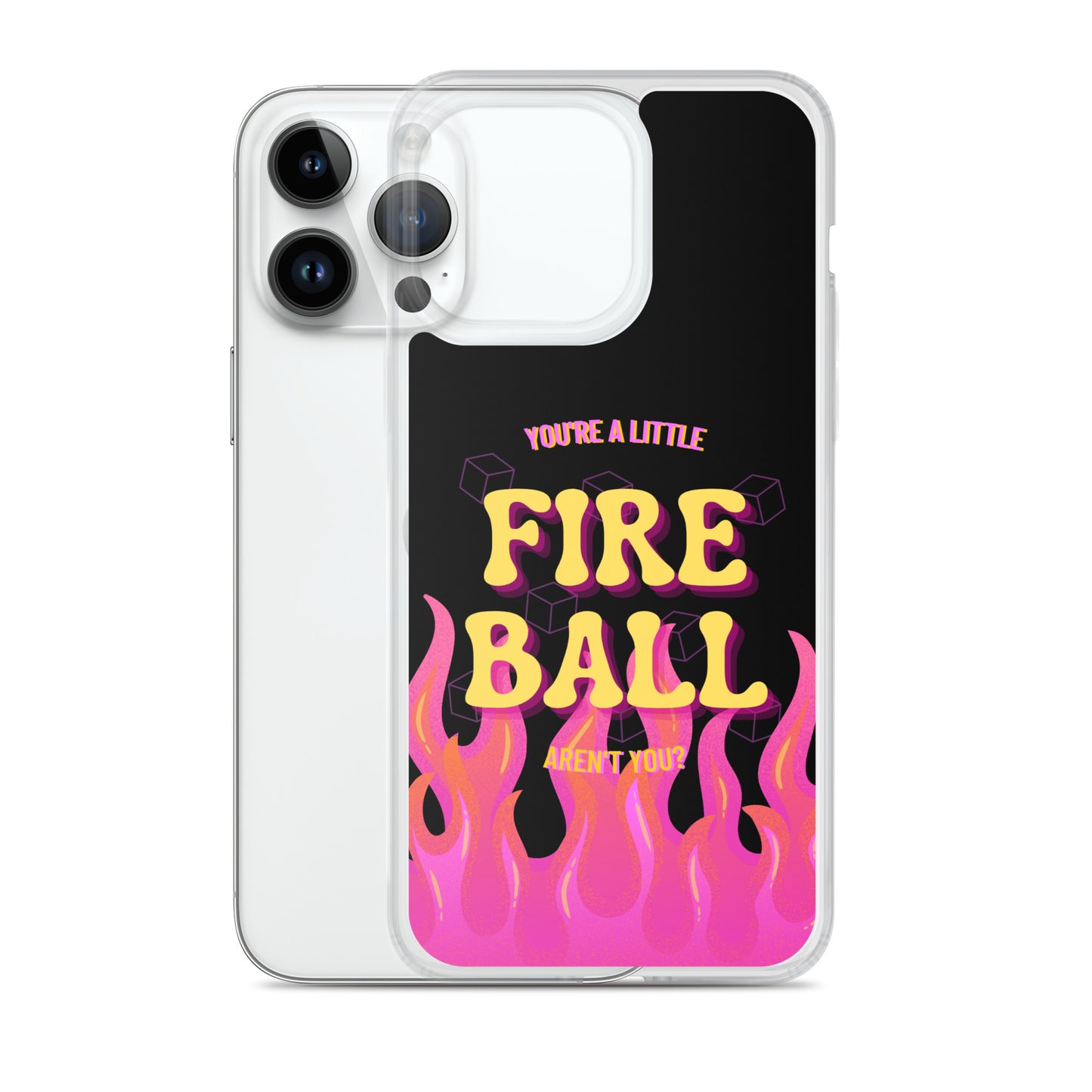 Fiesty Fireball Wizard (Ink) iPhone® Case