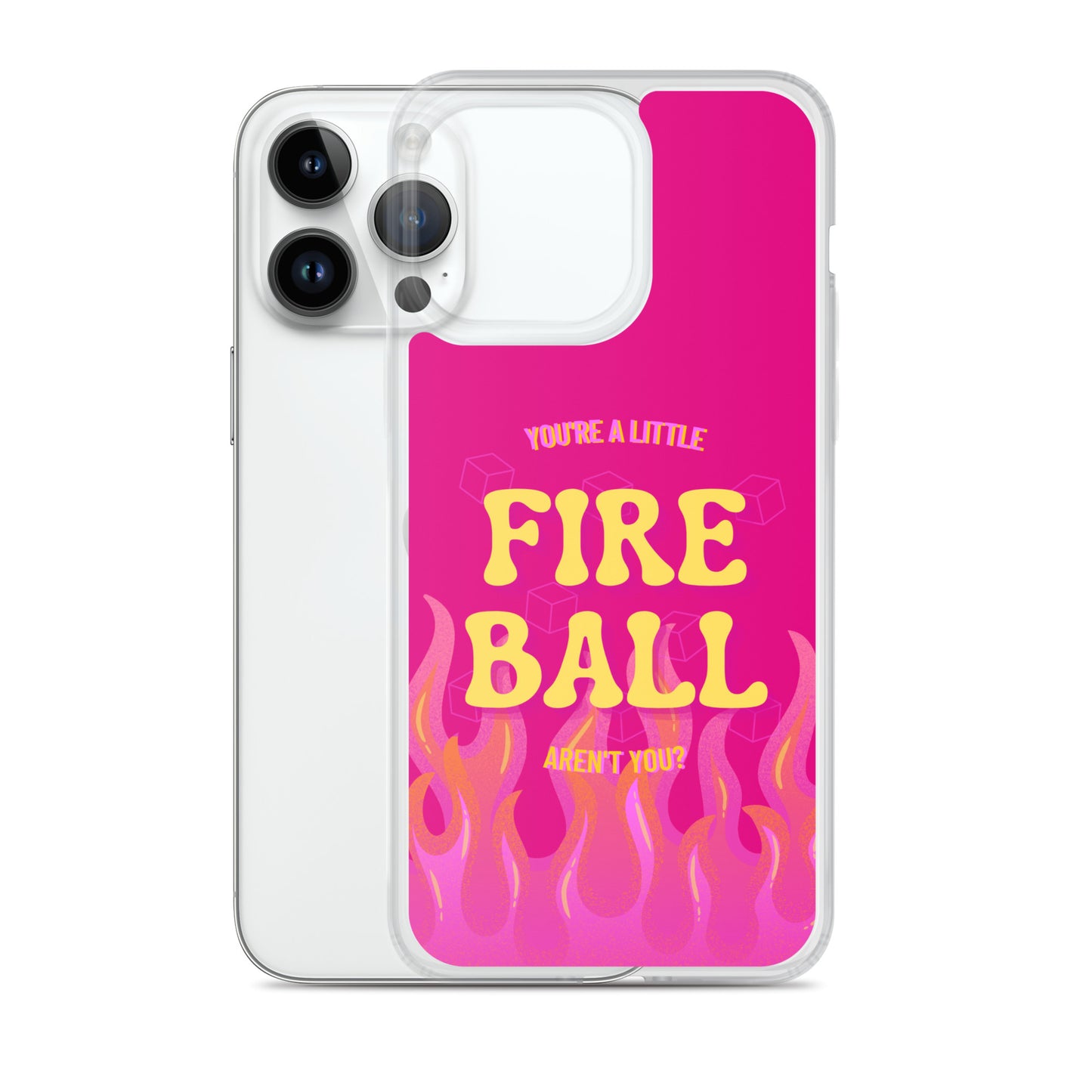 Fiesty Fireball Wizard (Fuchsia) iPhone® Case