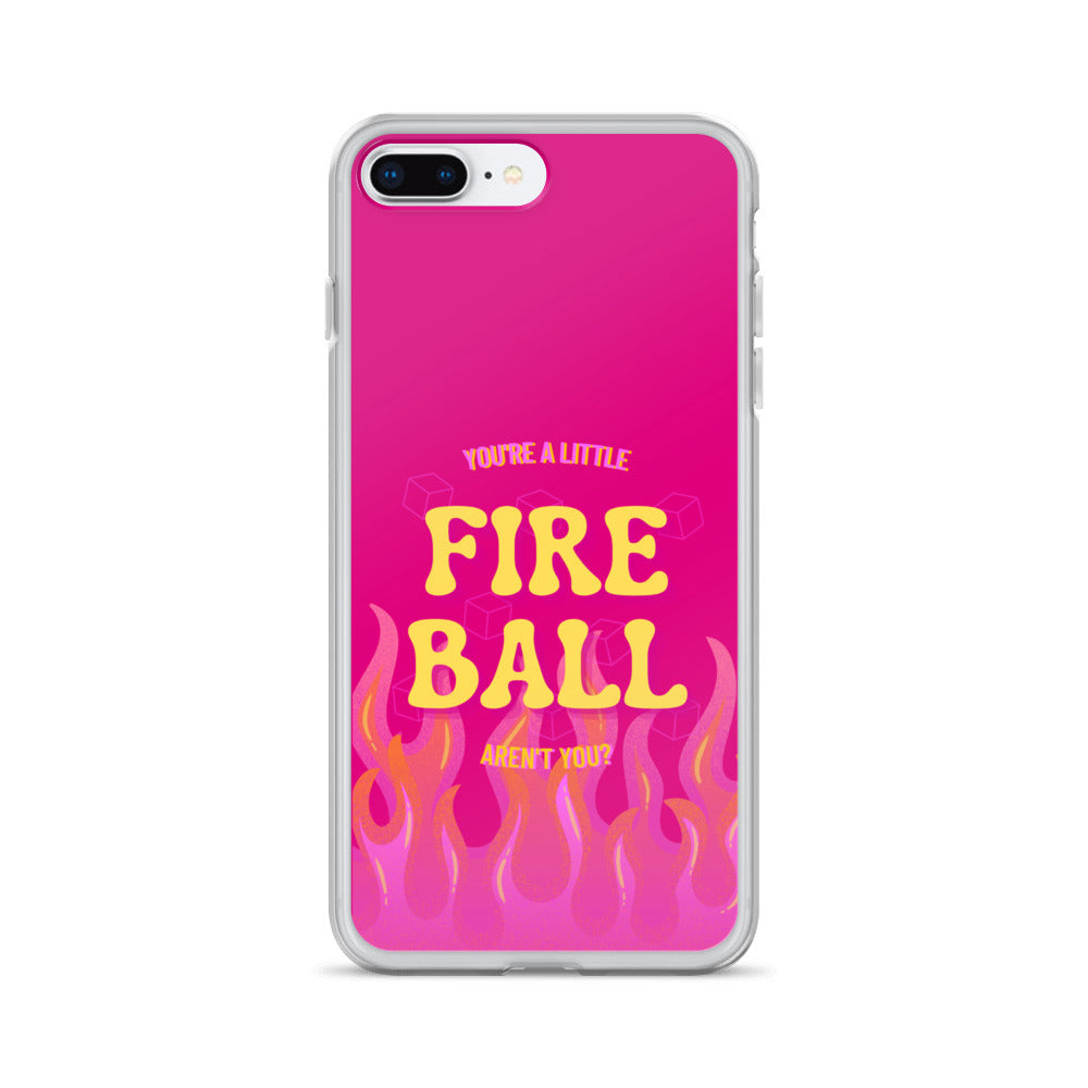 Fiesty Fireball Wizard (Fuchsia) iPhone® Case