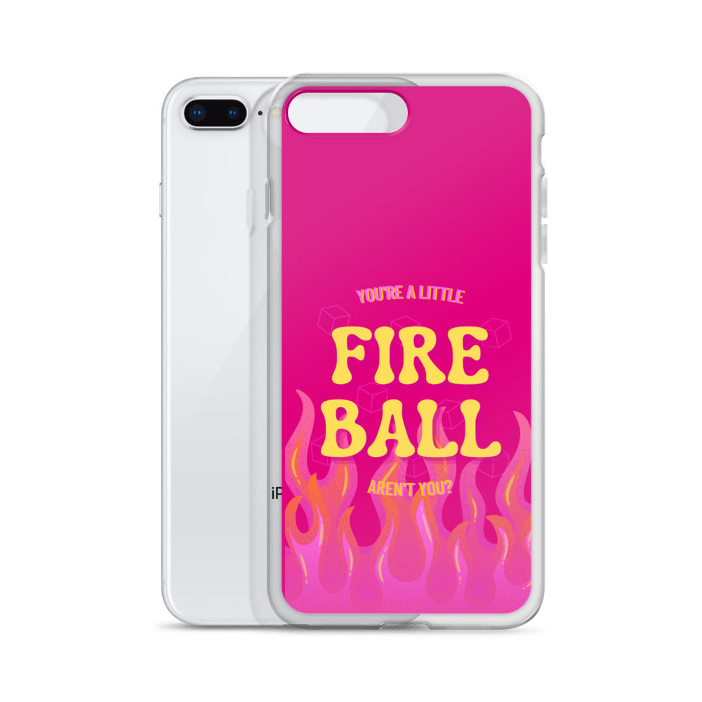 Fiesty Fireball Wizard (Fuchsia) iPhone® Case