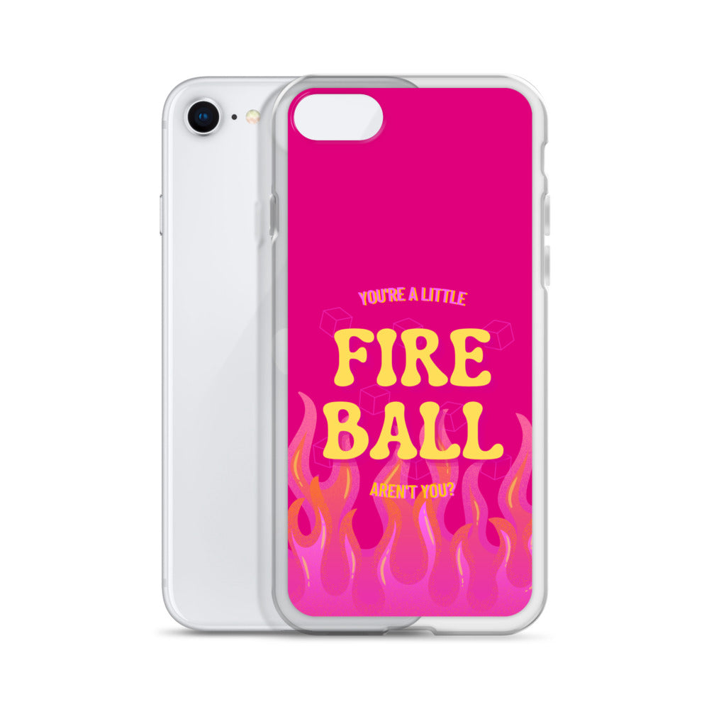 Fiesty Fireball Wizard (Fuchsia) iPhone® Case