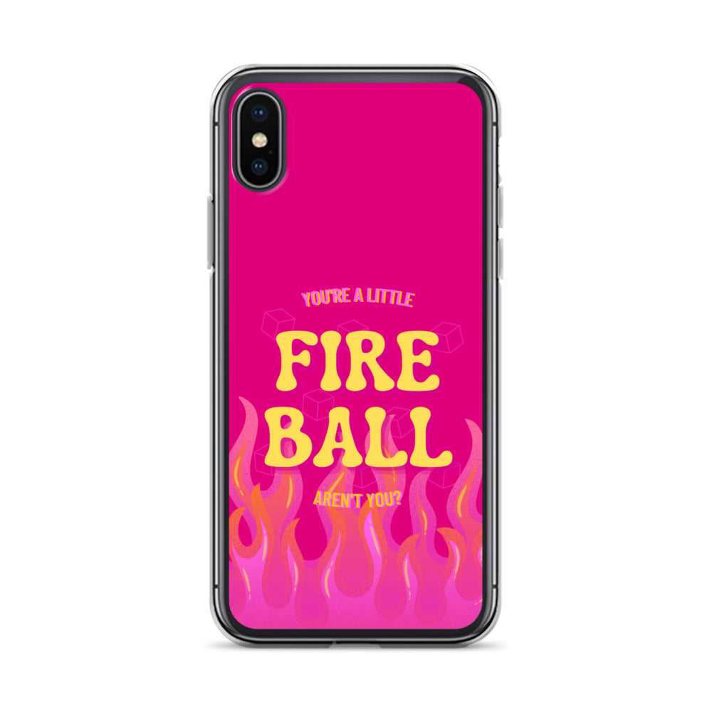 Fiesty Fireball Wizard (Fuchsia) iPhone® Case