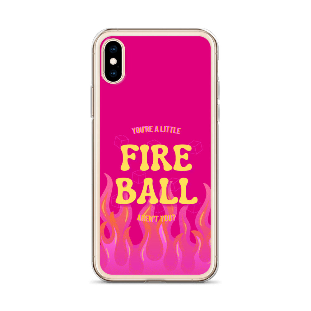 Fiesty Fireball Wizard (Fuchsia) iPhone® Case