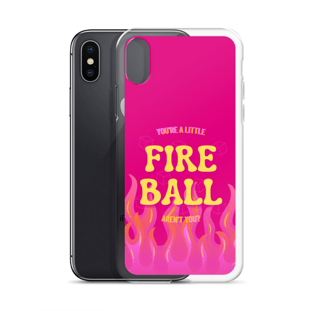 Fiesty Fireball Wizard (Fuchsia) iPhone® Case