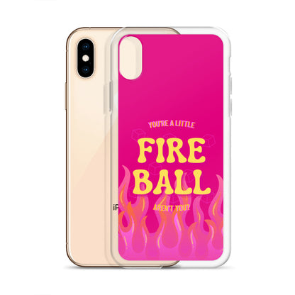 Fiesty Fireball Wizard (Fuchsia) iPhone® Case