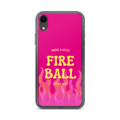 Fiesty Fireball Wizard (Fuchsia) iPhone® Case