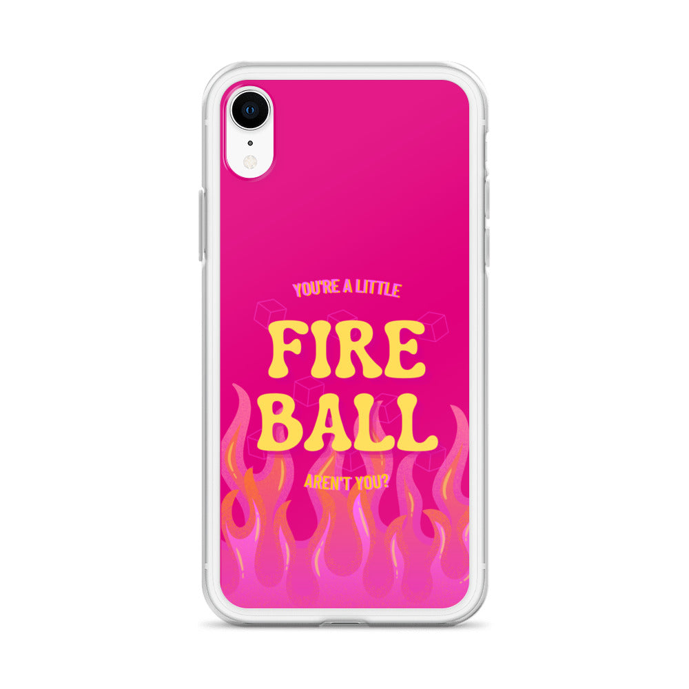 Fiesty Fireball Wizard (Fuchsia) iPhone® Case