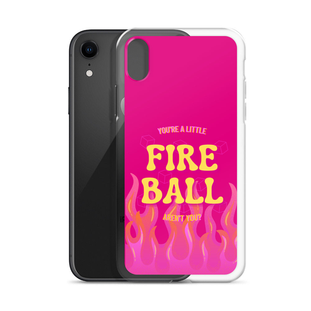 Fiesty Fireball Wizard (Fuchsia) iPhone® Case