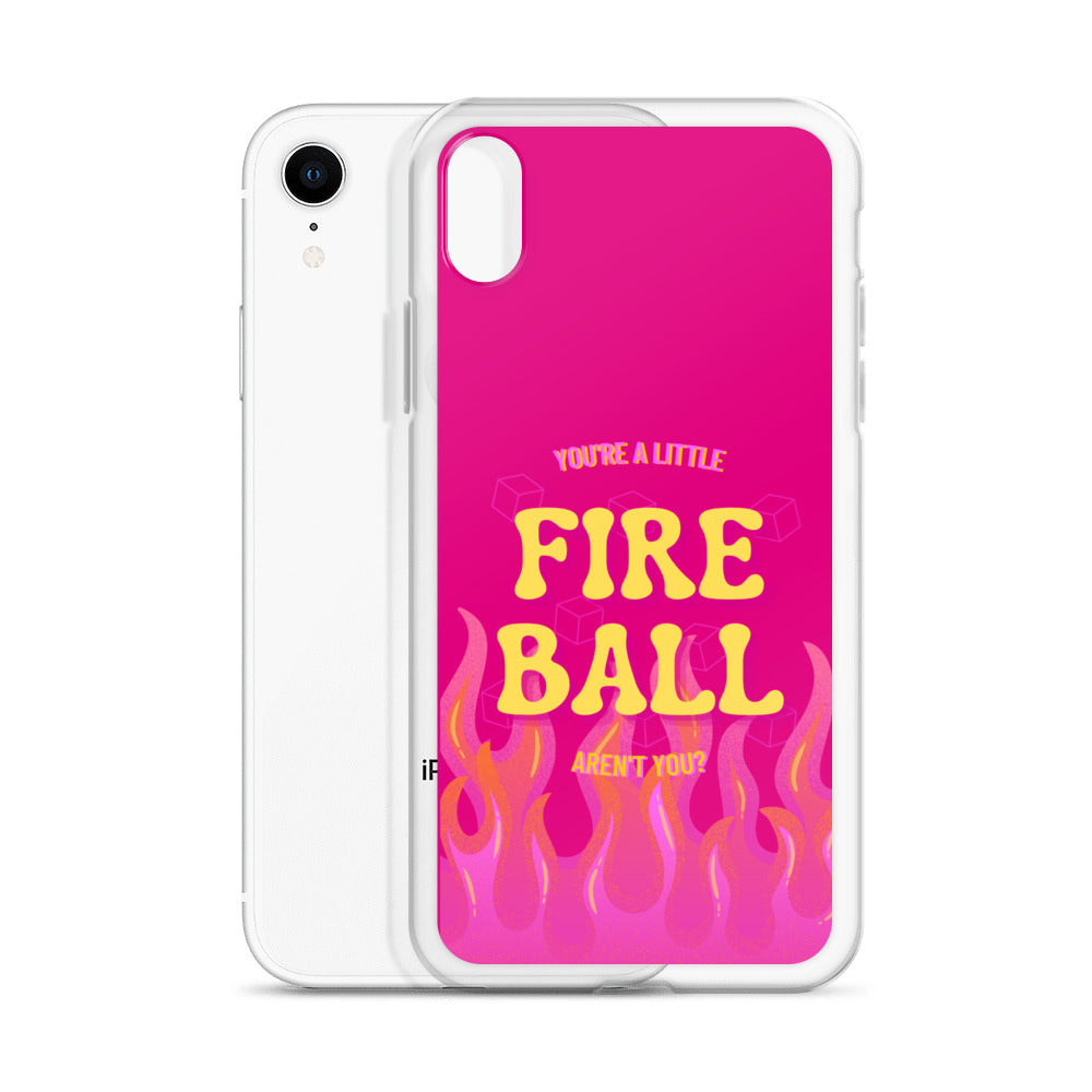 Fiesty Fireball Wizard (Fuchsia) iPhone® Case