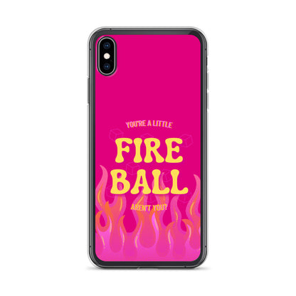 Fiesty Fireball Wizard (Fuchsia) iPhone® Case